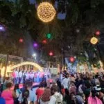 Iluminação de Natal é inaugurada no Centro de Juiz de Fora; veja vídeo e fotos