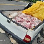 Polícia apreende 400 kg de carne imprópria que seria comercializada