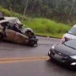 Cinco ocupantes de um carro morrem em acidente na BR-040